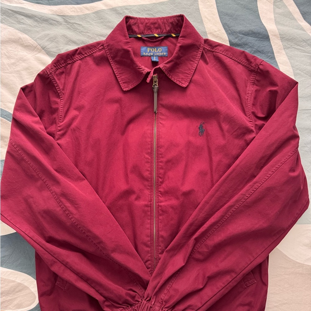 Polo Ralph Lauren Burgundy Bayport Poplin Jacket